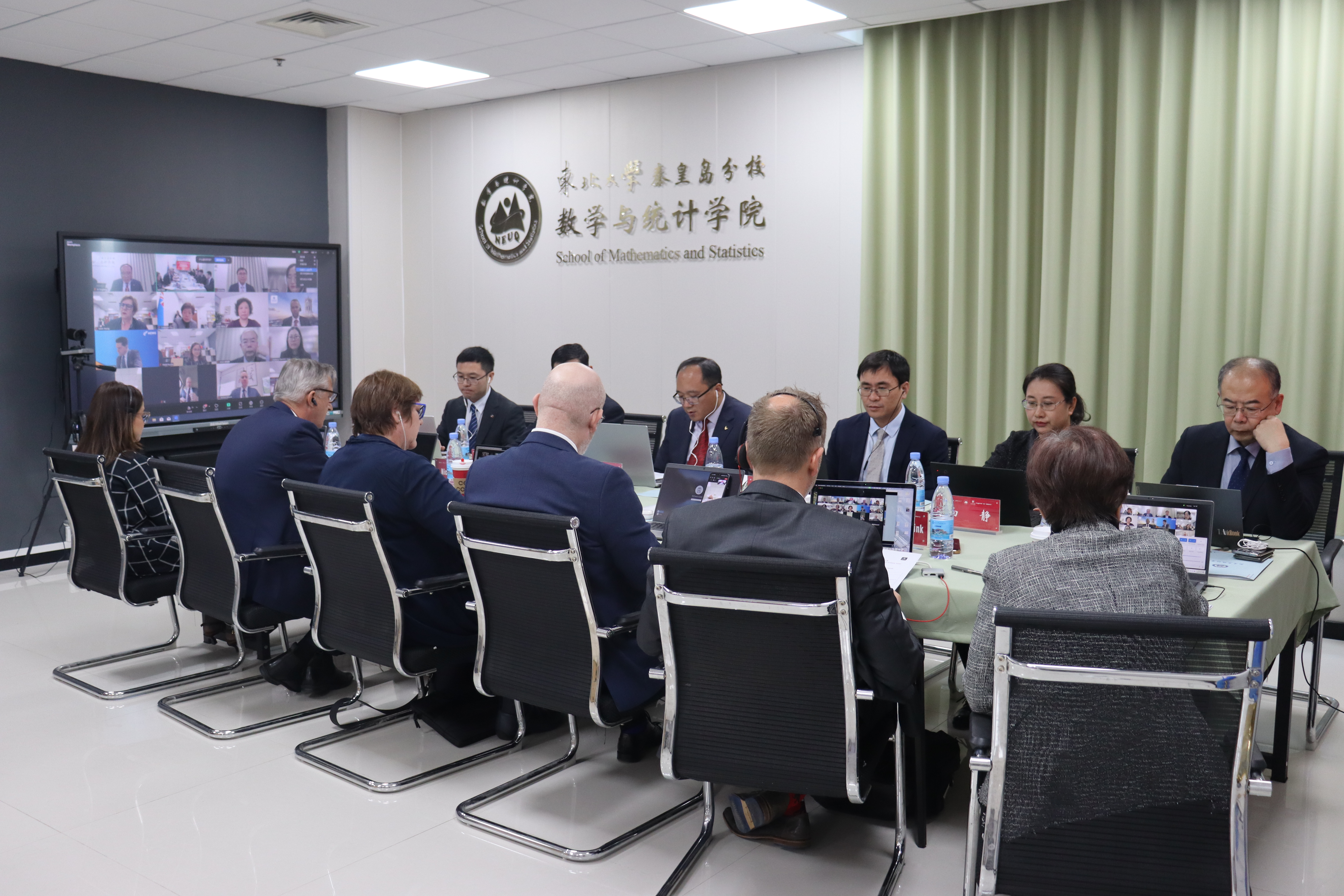 中外合作办学|东北大学与奥克兰大学中外合作办学项目联合管理委员会第二次会议顺利召开-数学与统计学院